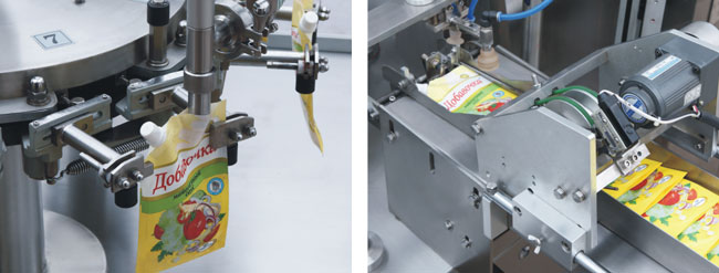 GD6/8-200Y液体计量包装生产线机械细节